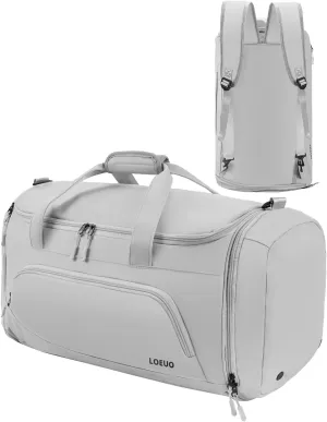 100% Waterproof Travel Garment Duffle Bags Combo Carry On for Women Men, Mens 3 In 1 Convertible Garment Bags for Travel with Shoe Compartment, High Capacity Folding Suit Bag Travel
