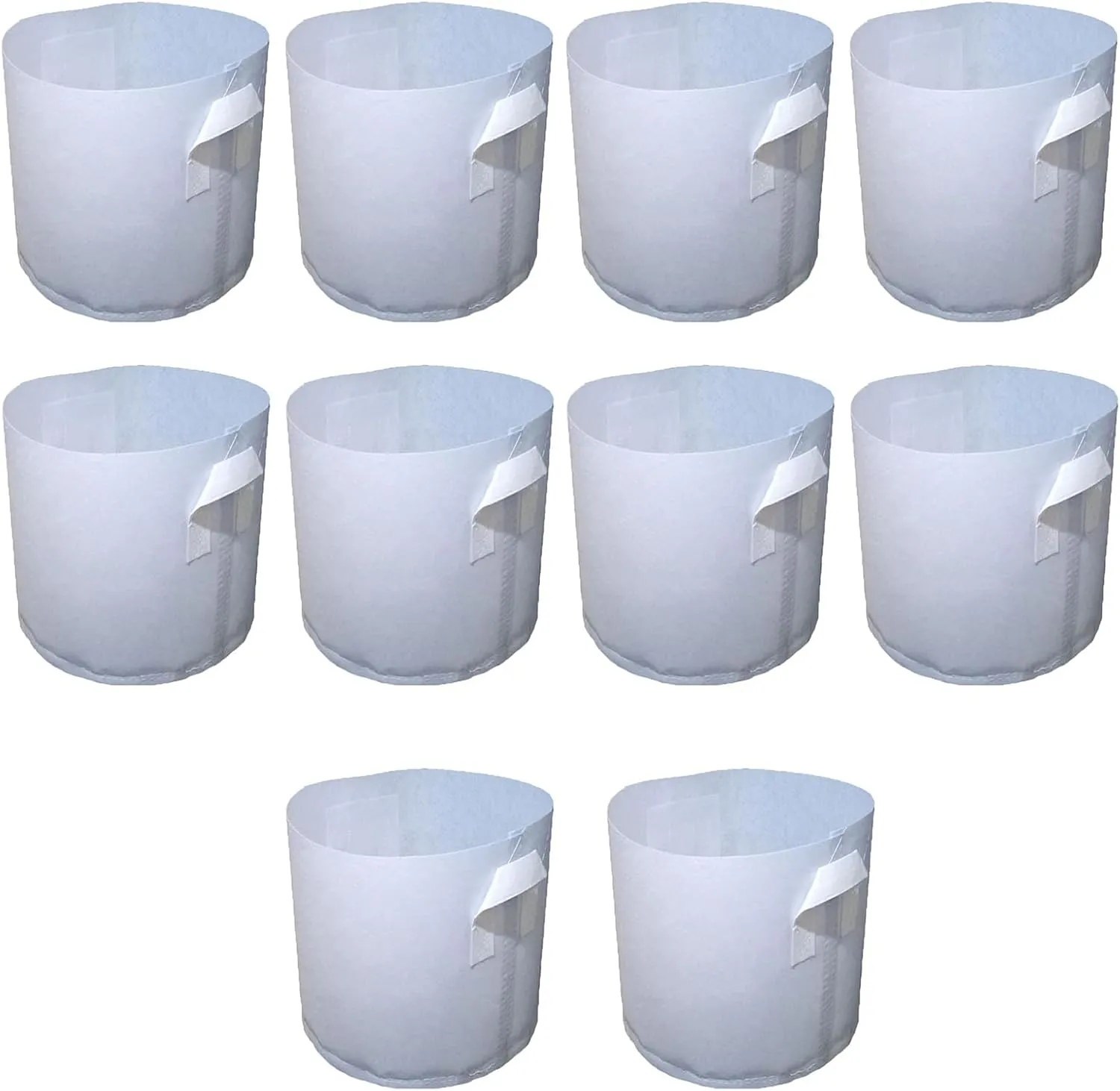 10Pcs Nursery Growing Bags Non-Woven Fabric Seedling Grow Bags For High Seedling Survival Rate Plant Bags For Planting