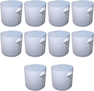 10Pcs Nursery Growing Bags Non-Woven Fabric Seedling Grow Bags For High Seedling Survival Rate Plant Bags For Planting