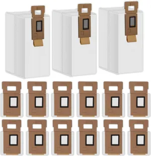 (15 Pieces) Dust Bag Replacement Vacuum Bags for Roborock S7, S7 , Robotic Vacuum Cleaner, HEPA Filter Bags, Canister Vacuum Cleaner Dust Bags