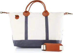 18 oz Canvas Weekender Bag for Women - Duffel Bag For Traveling - Duffle Carry on Bag For Overnight Trip