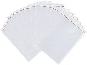 4" x 6" Resealable Clear Cellophane Bags 2500 ct Self Sealing Bags for Packaging Products Self-adhesive Cello Bags for Jewelry, Cards, Photos, Gifts