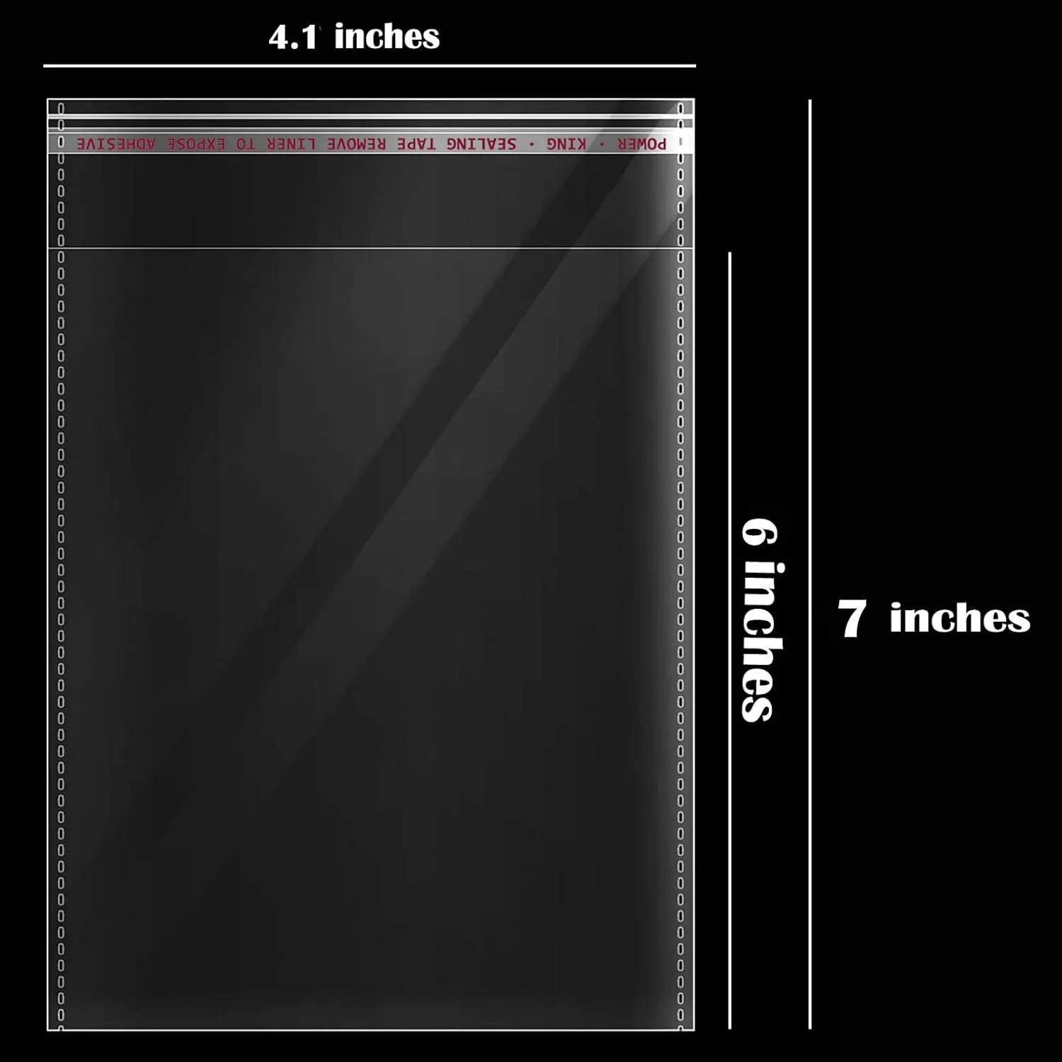 4" x 6" Resealable Clear Cellophane Bags 2500 ct Self Sealing Bags for Packaging Products Self-adhesive Cello Bags for Jewelry, Cards, Photos, Gifts