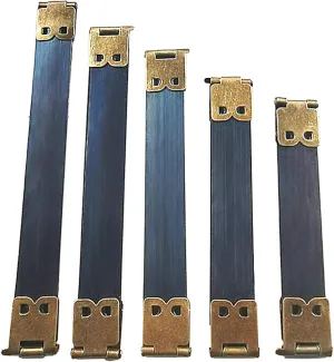 50Pcs Metal Internal Flex Frame Kiss Clasp for Handbag Hinges Spring Bag Accessories for DIY Craft Coin Purse Bag Wallet Sewing Making 3.15/3.54/3.94/4.33/4.73 Inch (Cyan Antique)