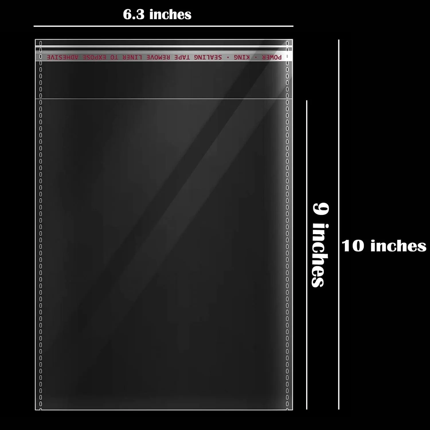 6” x 9” Resealable Cellophane Bags 1200 pcs Small Self Sealing Clear Bags for Packaging Products Self-adhesive Cello Bag for Jewelry, Cards, Photos, Envelopes, Gifts, Bakery, Candies and Products