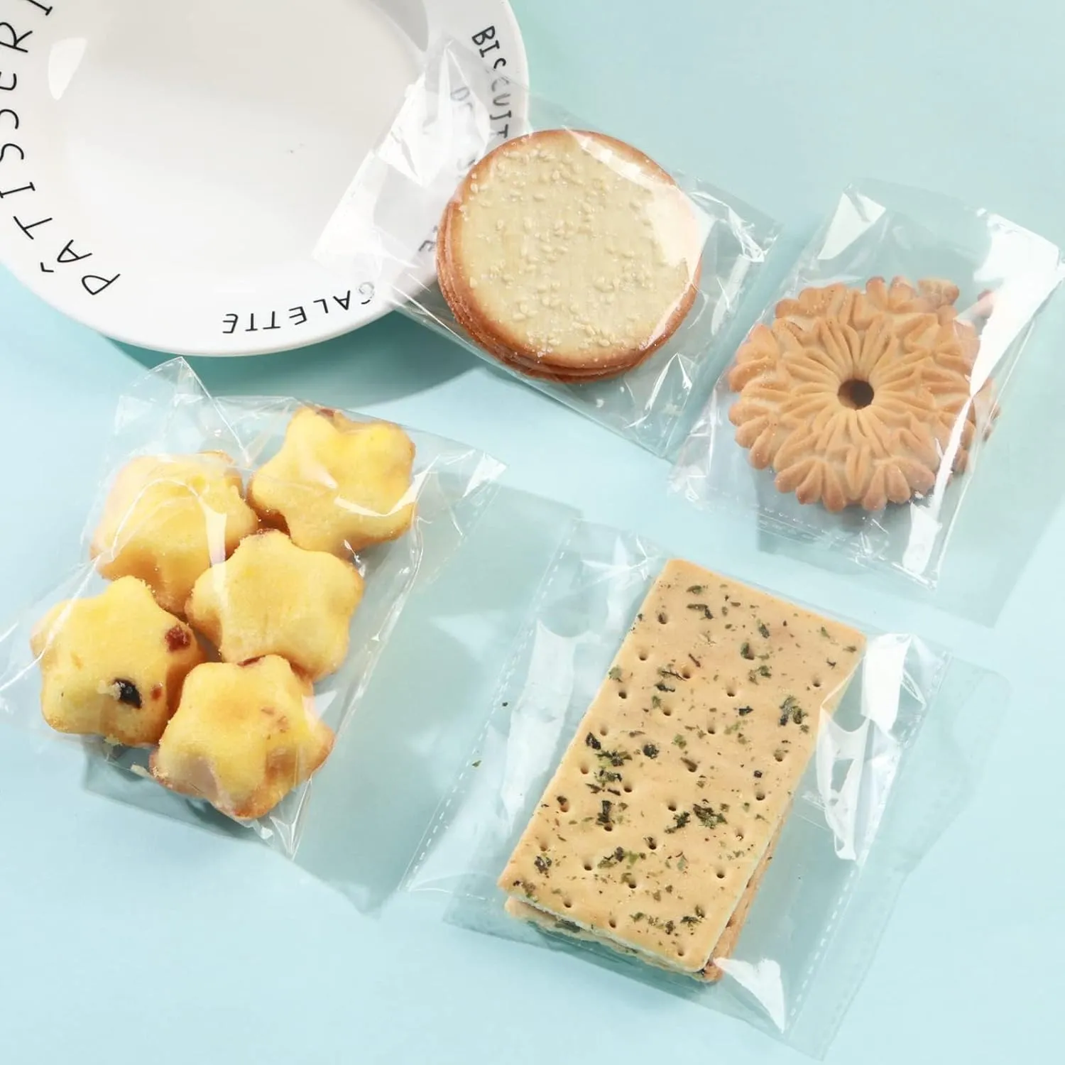 6” x 9” Resealable Cellophane Bags 2000 pcs Small Self Sealing Clear Bags for Packaging Products Self-adhesive Cello Bag for Jewelry, Cards, Photos, Envelopes, Gifts, Bakery, Candies and Products