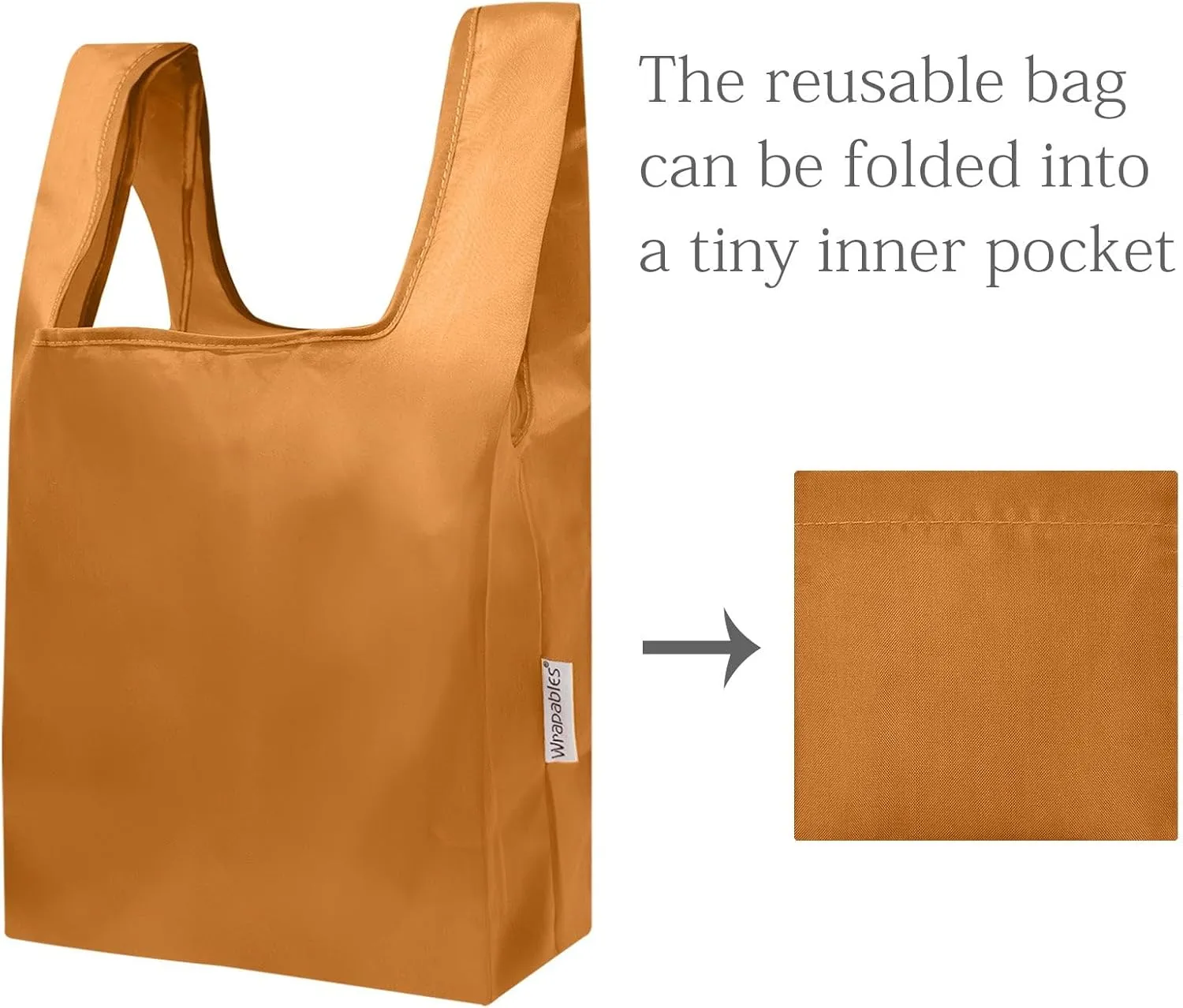 allydrew JoliBag Nylon Reusable Grocery Bag, 2 Pack