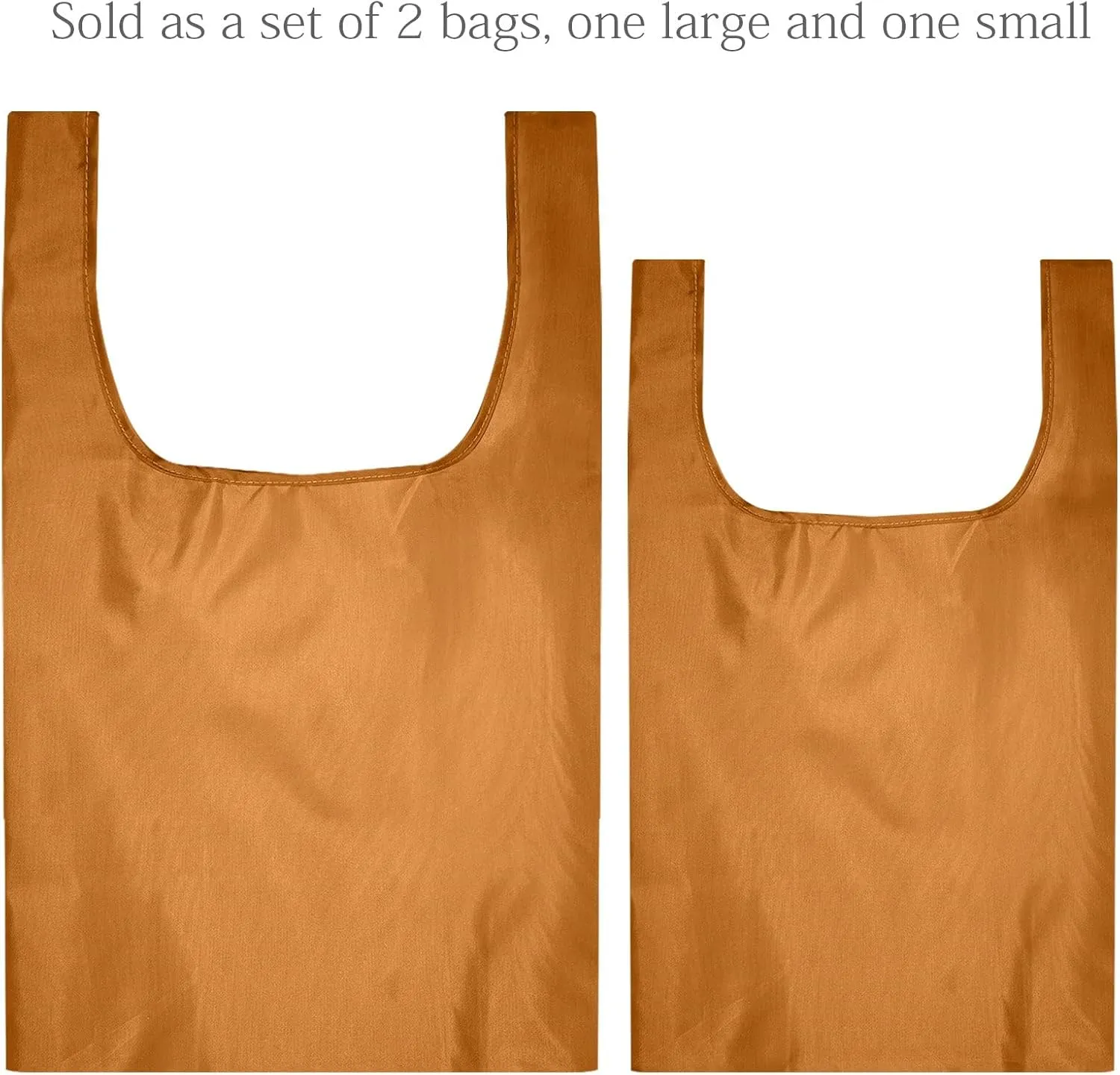 allydrew JoliBag Nylon Reusable Grocery Bag, 2 Pack