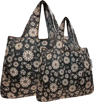 allydrew Large Foldable Tote Nylon Reusable Grocery Bag