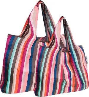 allydrew Large Foldable Tote Nylon Reusable Grocery Bag