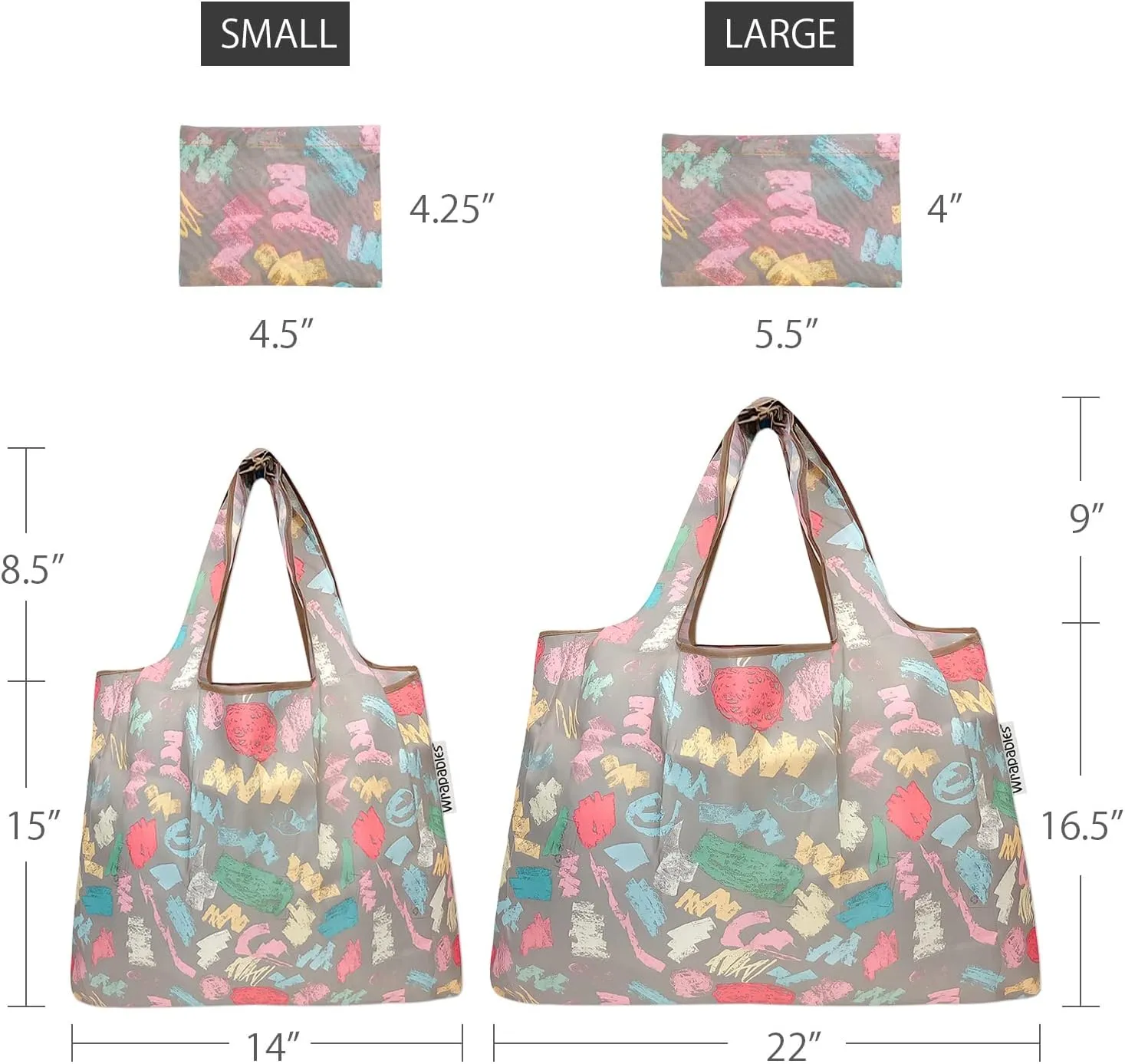 allydrew Large Foldable Tote Nylon
