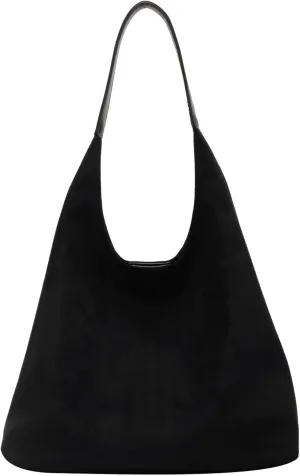 ALUWU Suede Bags for Women 2024 Retro Faux Suede Handbag Slouchy Hobo Bag Fall Purse