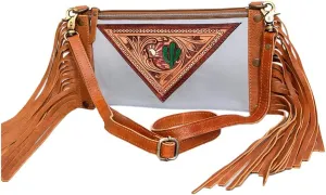 American Darling Clear Bag Hand Tooled Genuine Leather Women Bag Western Handbag Purse