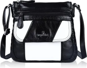 Angel Kiss Crossbody Bags for Women PU Leather Shoulder Handbag Ladies Purses and Handbag with adjustable Strap