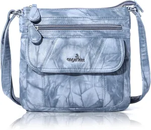 Angel Kiss Crossbody Bags for Women PU Leather Shoulder Handbag Ladies Purses and Handbag with adjustable Strap