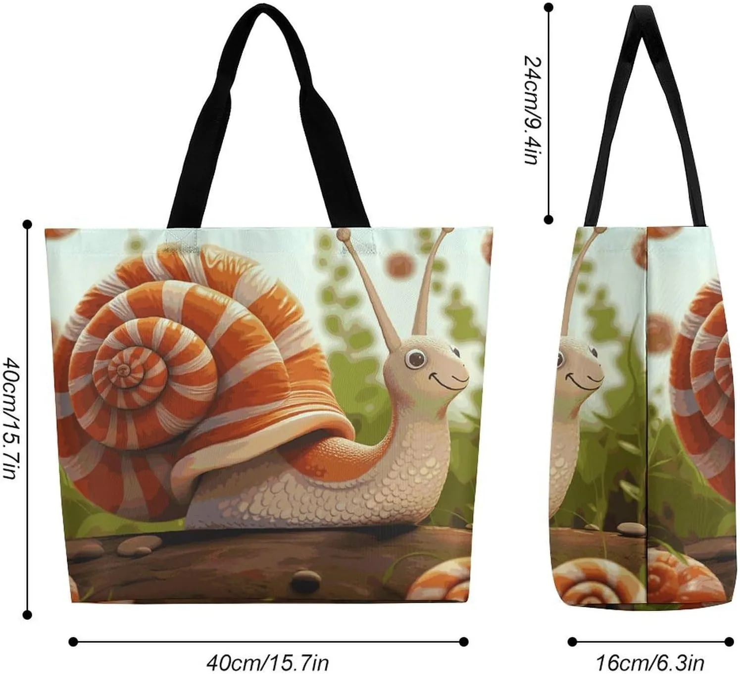 Angel with Blue Wings Tote Bags, Reusable Grocery Bags, Large Shopping Bag, Shoulder Bag for Women