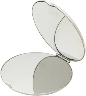 Angoily 1pc Vanity Mirror Mirrors Purses Travel Tote Round Mini Double-Sided Mirror Handbag Woman Small