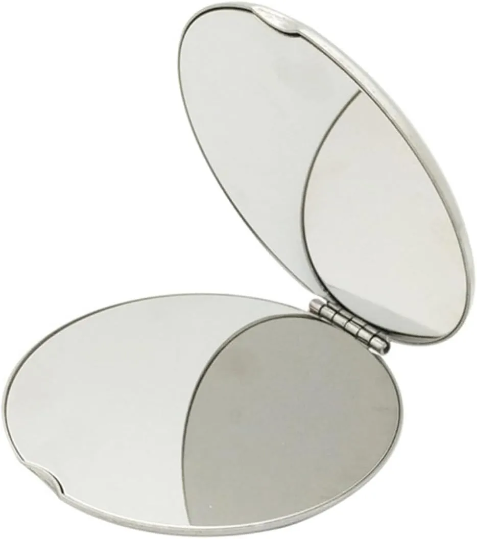 Angoily 1pc Vanity Mirror Mirrors Purses Travel Tote Round Mini Double-Sided Mirror Handbag Woman Small