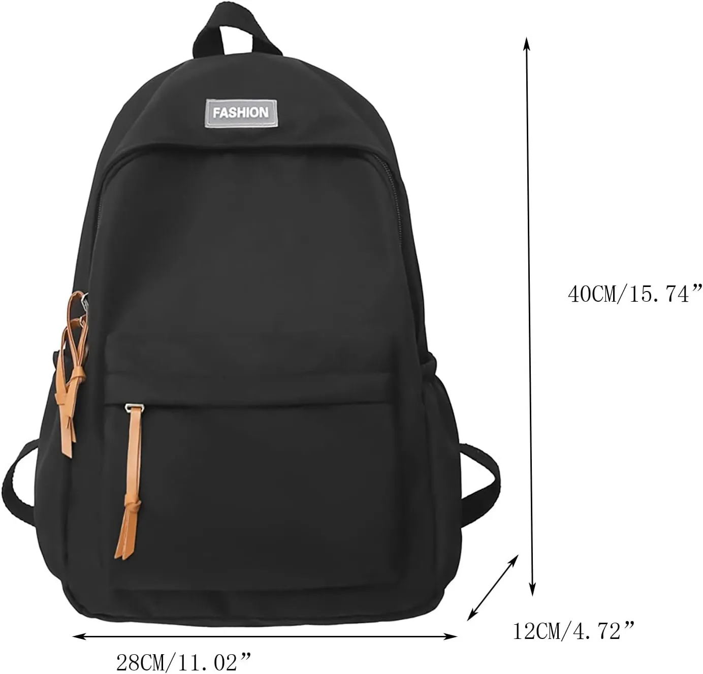 Anti Theft Backpack with Secured Zipper Adjustable Shoulder Strap Backpacks Anti Theft Crossbody Bags for Women(Orange)