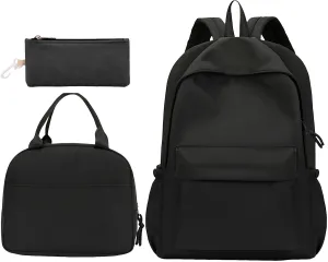 Anti Theft Backpack with Secured Zipper Soft Rucksack Ladies Shoulder Bags Medium Zipper Animal Print Rucksack(Black)