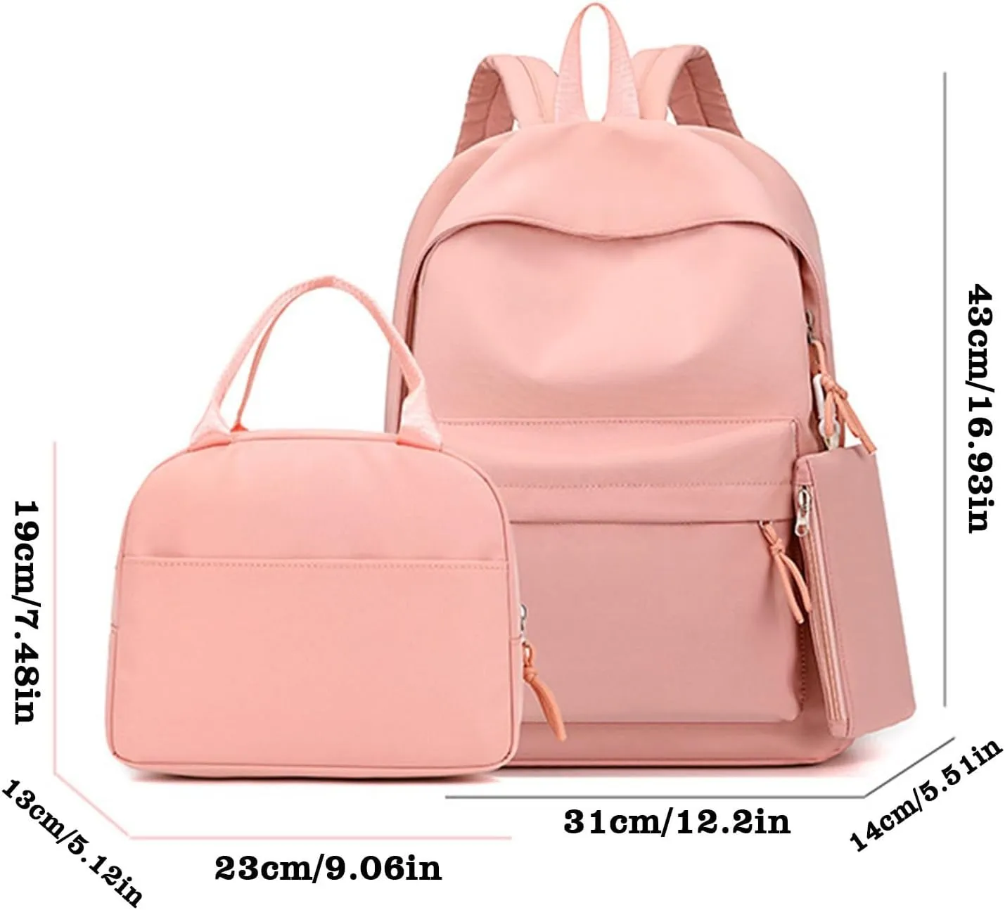 Anti Theft Backpack with Secured Zipper Soft Rucksack Ladies Shoulder Bags Medium Zipper Animal Print Rucksack(Black)