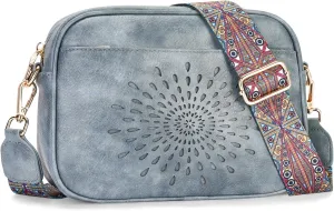 APHISON Quilted Crossbody Bags for Women Trendy,Vegan Leather Small Crossbody Purses Shoulder Handbags with Adjustable Strap