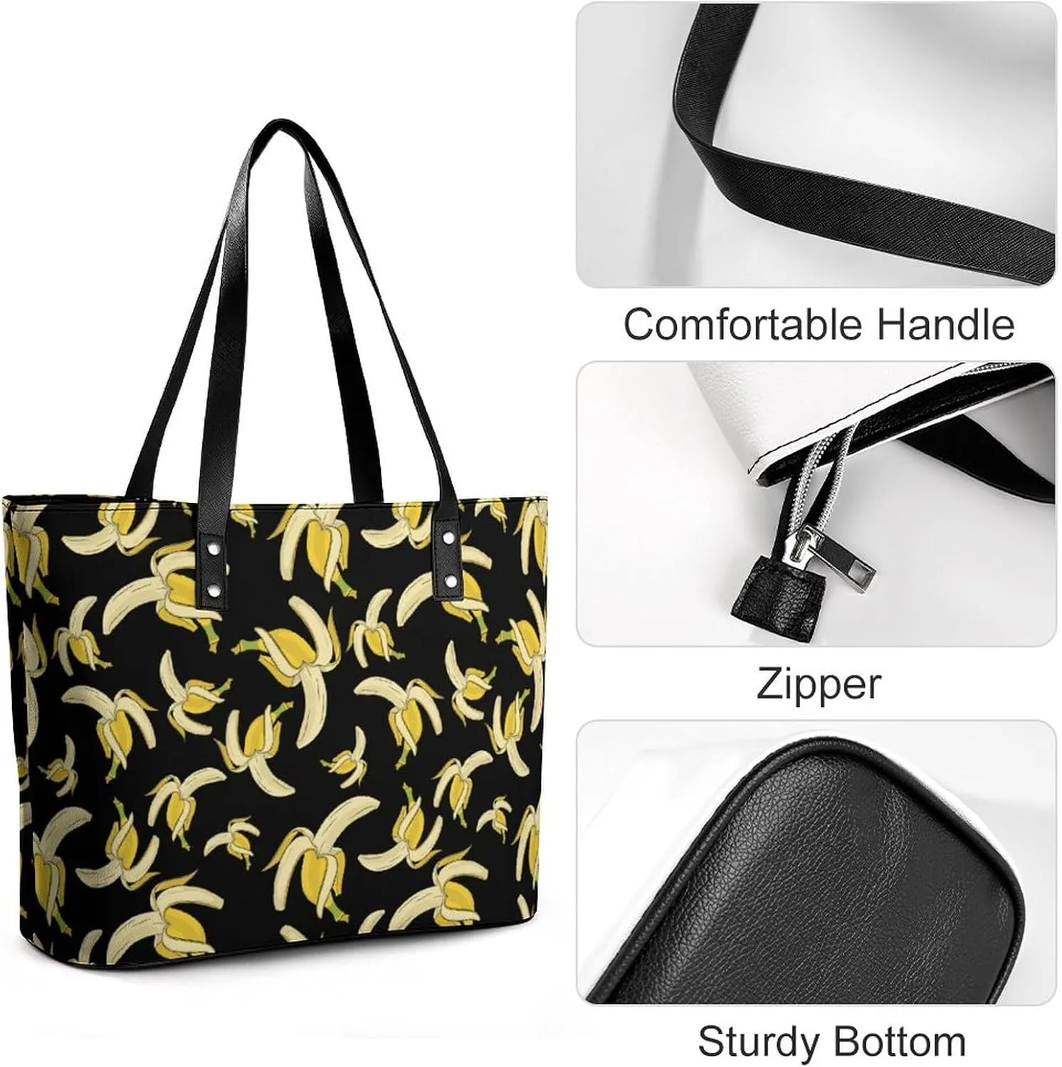 Aztec Geometric Ethnic Patterns Leather Handbag Smooth Wrinkle Resistant Lightweight And Convenient