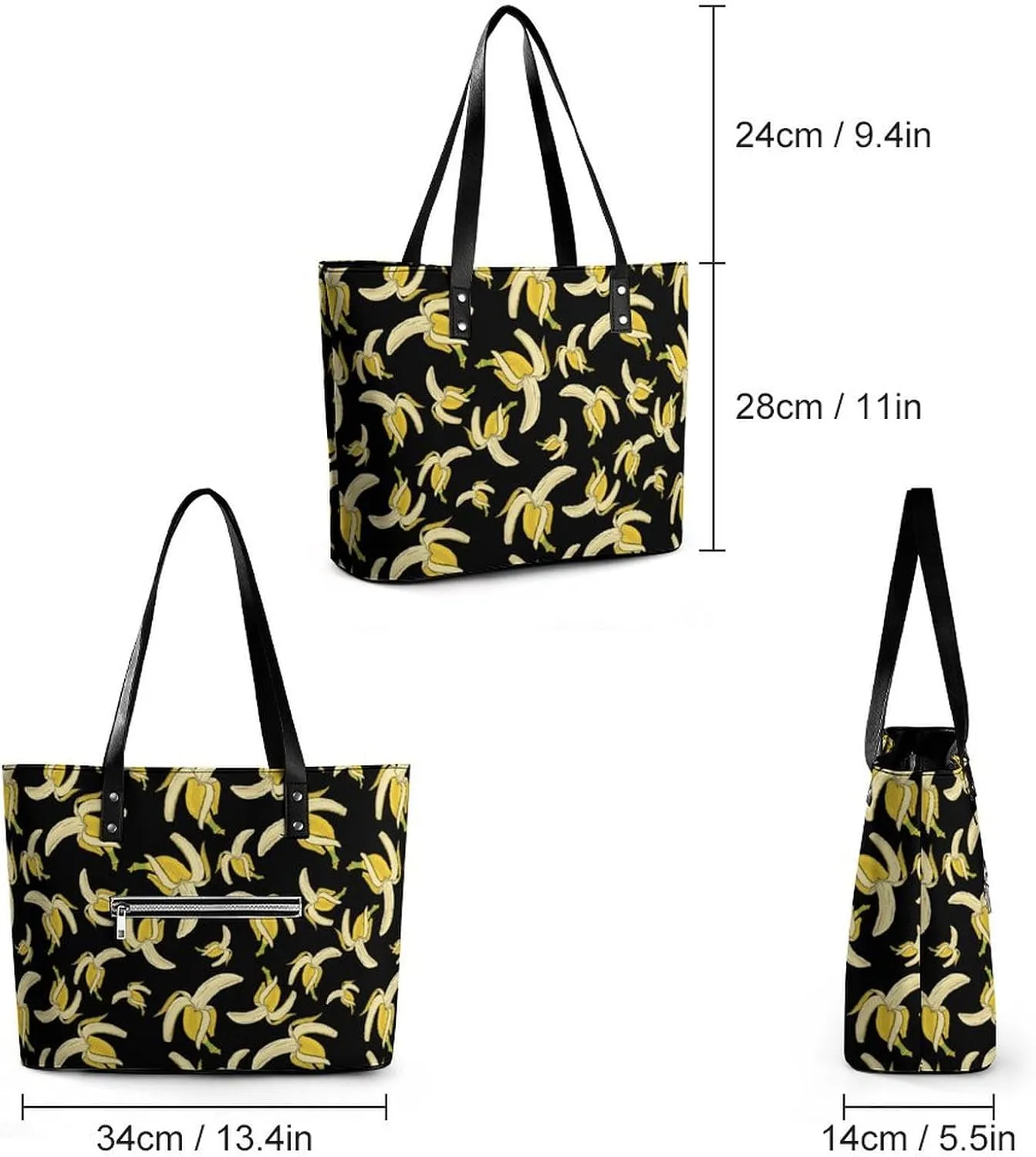 Aztec Geometric Ethnic Patterns Leather Handbag Smooth Wrinkle Resistant Lightweight And Convenient