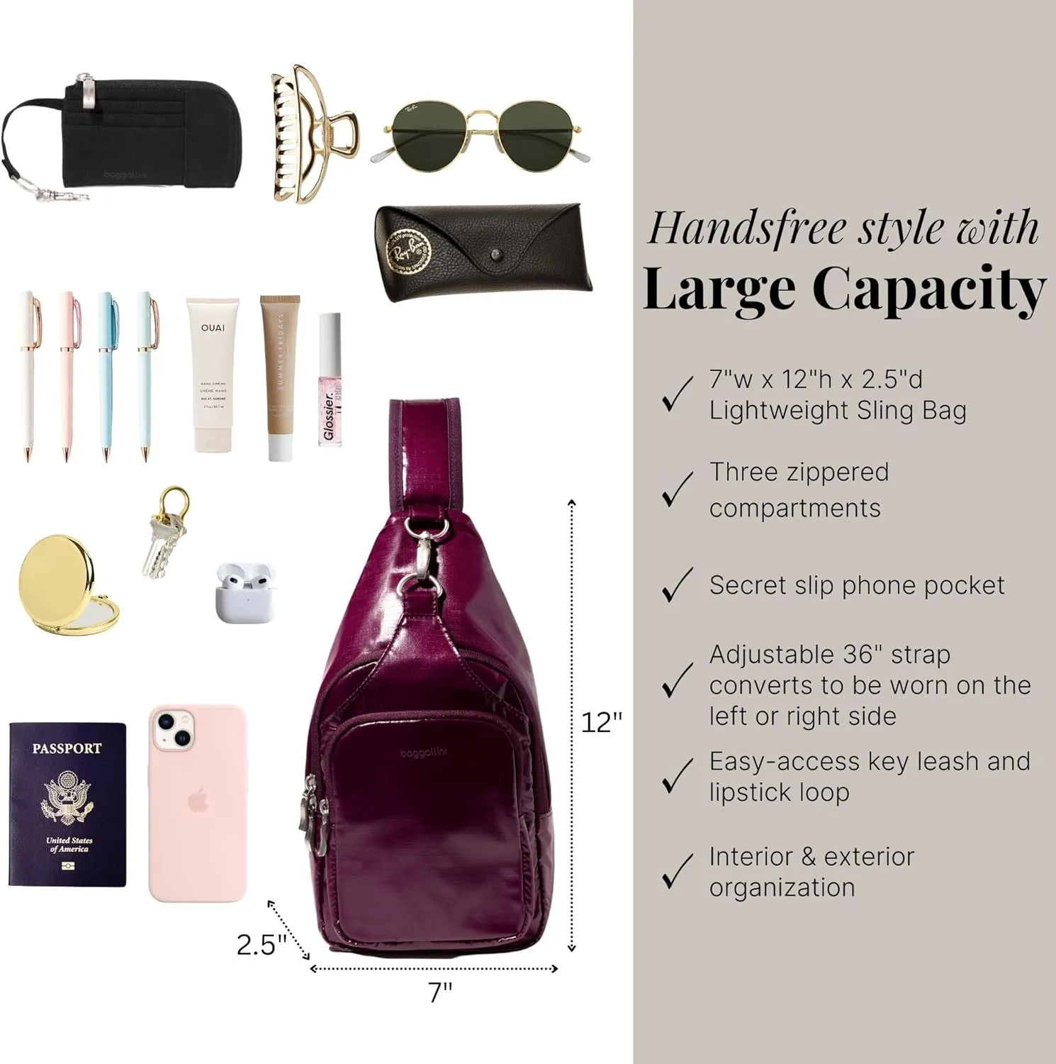 Baggallini Central Park Sling