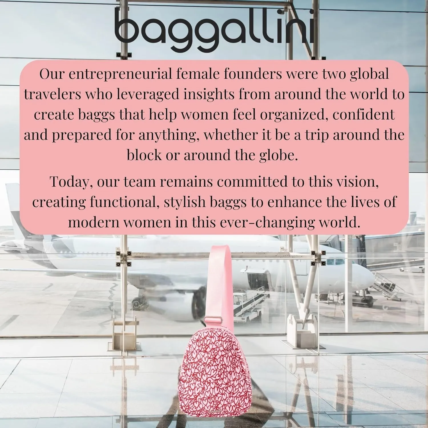 Baggallini Double Zip Mini Sling