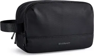 BAGSMART Large Toiletry Bag for Men, Valentines' Day Gifts Travel Organizer Hanging Dopp Kit Water Resistant Shaving Bag for Bathroom Shower, Toiletries Accessories,Travel Essentials, Black-Large