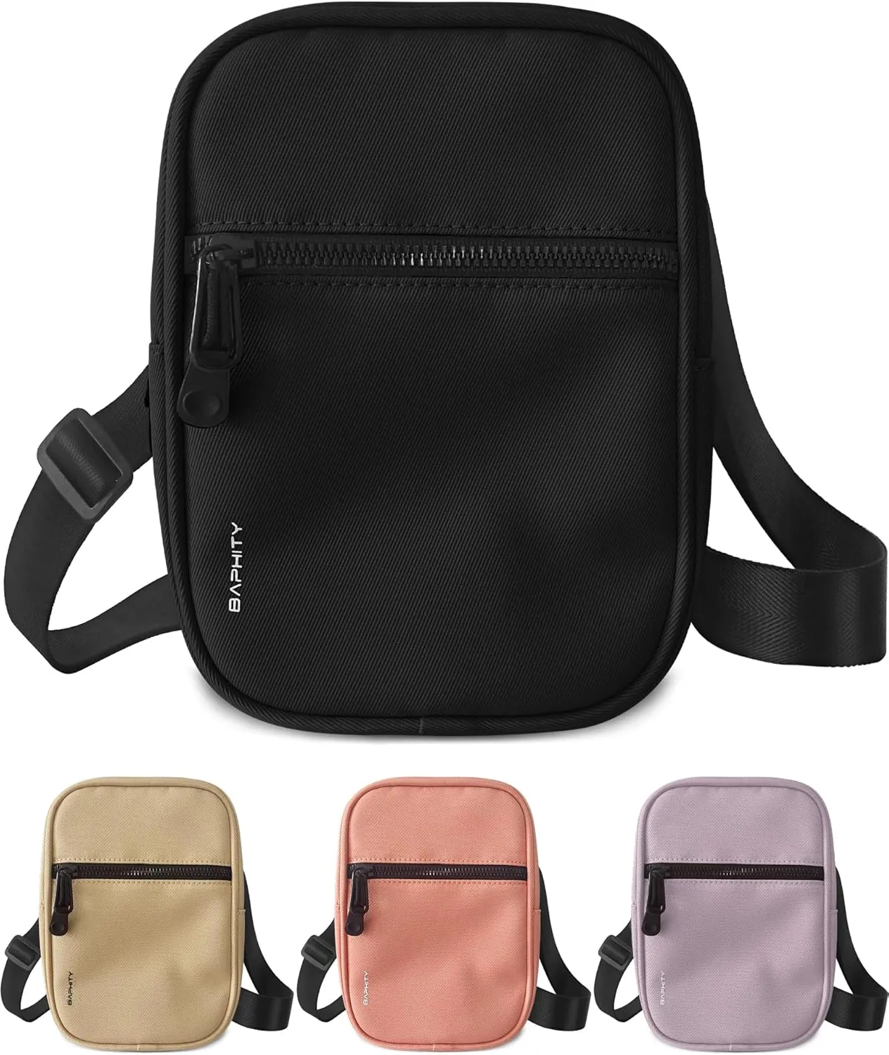 BAPHITY Crossbody Bag Sling Purses for Women Trendy, Convertible Multi Position Fanny Back Pack Sling Bag for Women Cross Body