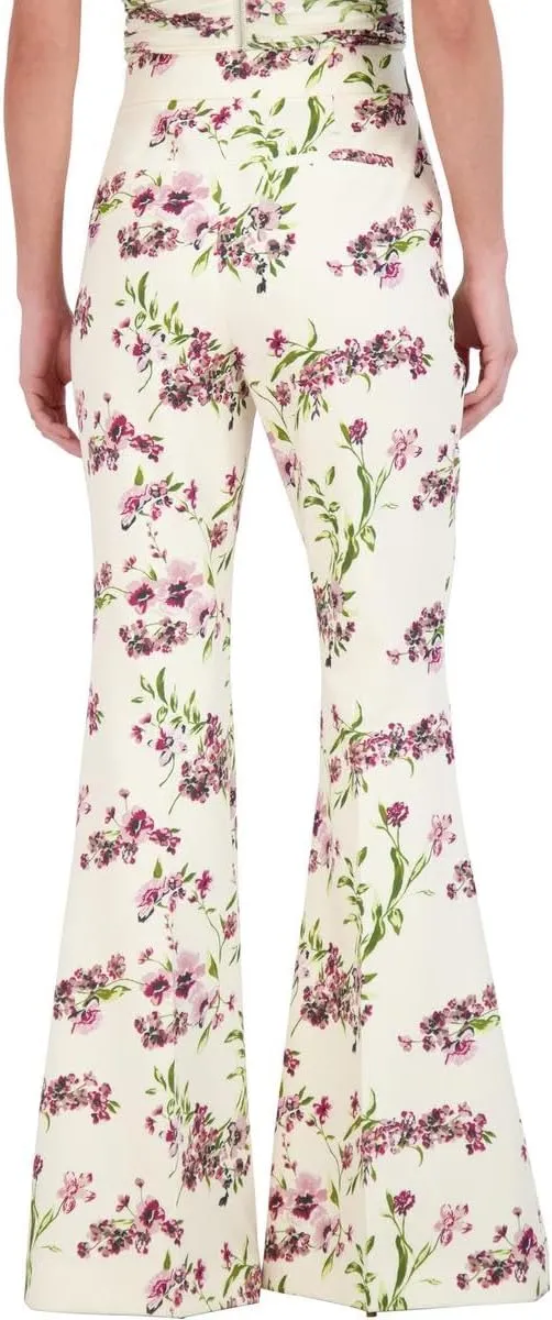 BCBGMAXAZRIA Women's Woven Flare Pants
