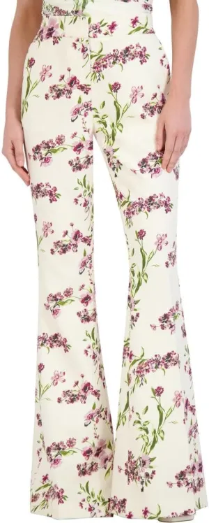 BCBGMAXAZRIA Women's Woven Flare Pants