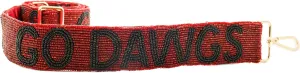Beaded Purse Strap for Football Gameday | Cross Body Bag Strap for Game Day (Dog)
