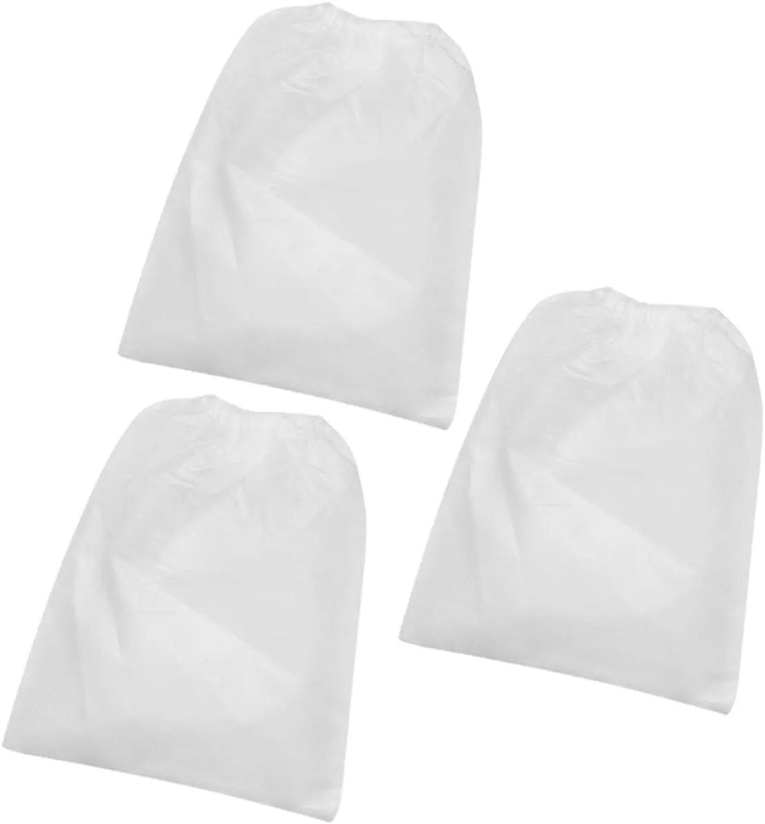 BESTYASH 5sets 3pcs Nail Dust Collector Bags Non Woven Manicure Dust Pouch for Nail Vacuum Cleaners Easy to Clean Simple Installation and 3pcs*5