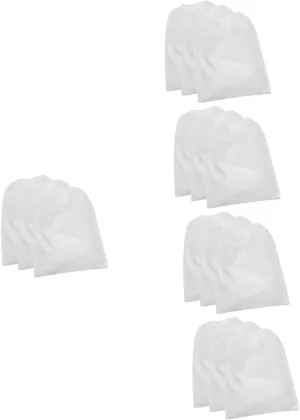 BESTYASH 5sets 3pcs Nail Dust Collector Bags Non Woven Manicure Dust Pouch for Nail Vacuum Cleaners Easy to Clean Simple Installation and 3pcs*5