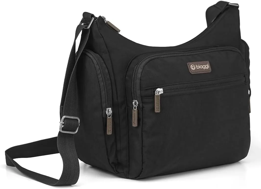 Biaggi Flexmates Convertible Crossbody | Lightweight RFID Blocking Crossbody for Travel, College, Weekend