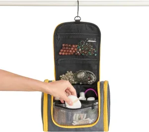 Biaggi Hangmates Toiletry Bag - Hanging Toiletry Bag Cube with Packing Compartments for Travel Organization - Lightweight and Durable - As Seen on Shark Tank - Dimensions 10” x 9” x 4”