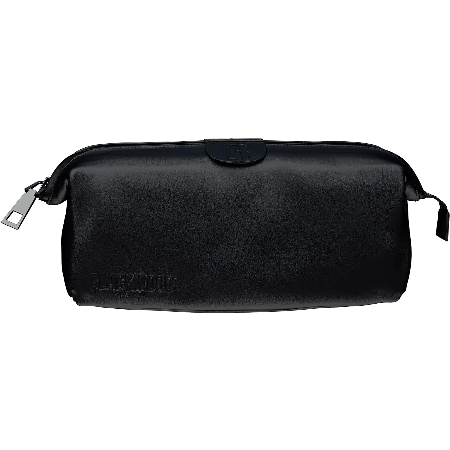 Blackwood For Men Signature Dopp Portable Travel Bag Made from Plush Premium Genuine Leather - Durable, Waterproof, Fully Washable, Tough and Timeless - Stain Resistant Men's Toiletry Bag with Strap