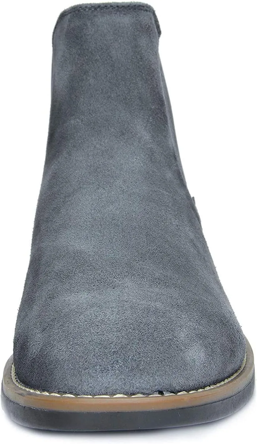 Bruno Marc Men's Suede Leather Chelsea Ankle Boots