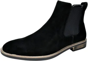 Bruno Marc Men's Suede Leather Chelsea Ankle Boots