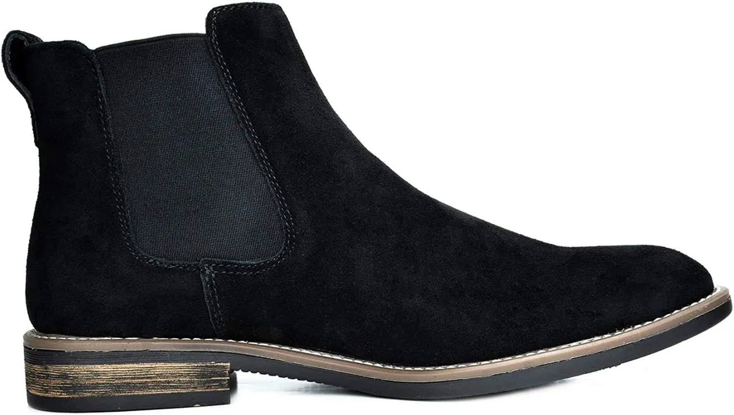 Bruno Marc Men's Suede Leather Chelsea Ankle Boots