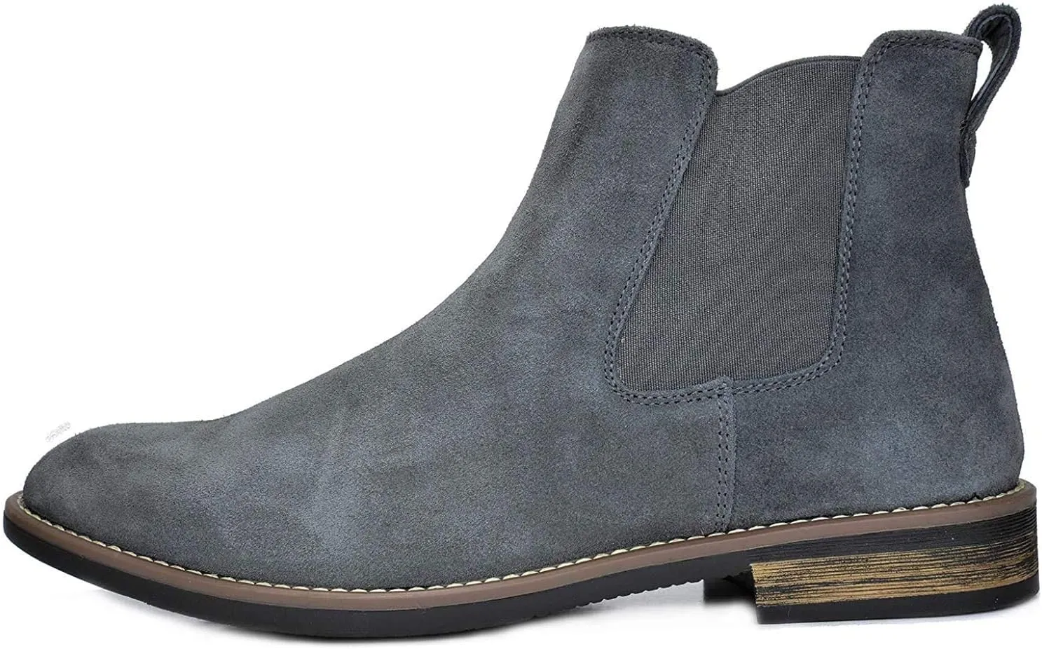 Bruno Marc Men's Suede Leather Chelsea Ankle Boots