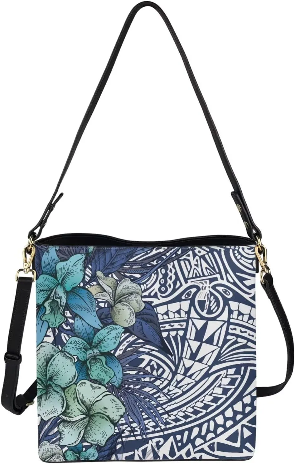 Bucket Bag Crossbody Bag Summer Purse Shoulder Bags Crossbody Purses PU Leather Tote Bag with 2 Detachable Straps