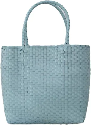 Caistre Women’s PVC Jelly Bag 2025 Summer Beach Woven Top Handle Bag Fashion Travel Tote Handbag Plastic Purse