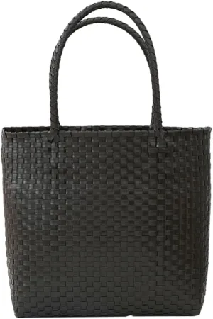 Caistre Women’s PVC Jelly Bag 2025 Summer Beach Woven Top Handle Bag Fashion Travel Tote Handbag Plastic Purse