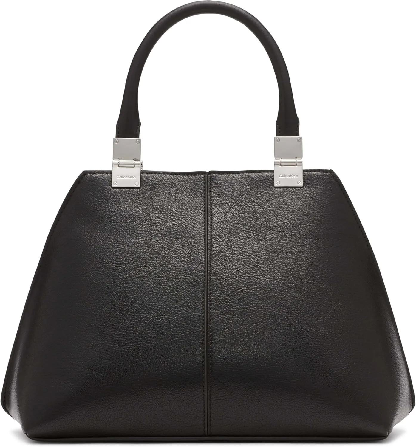 Calvin Klein Granite Geometric Satchel – 2 in 1, Vegan Leather, 2 Pockets
