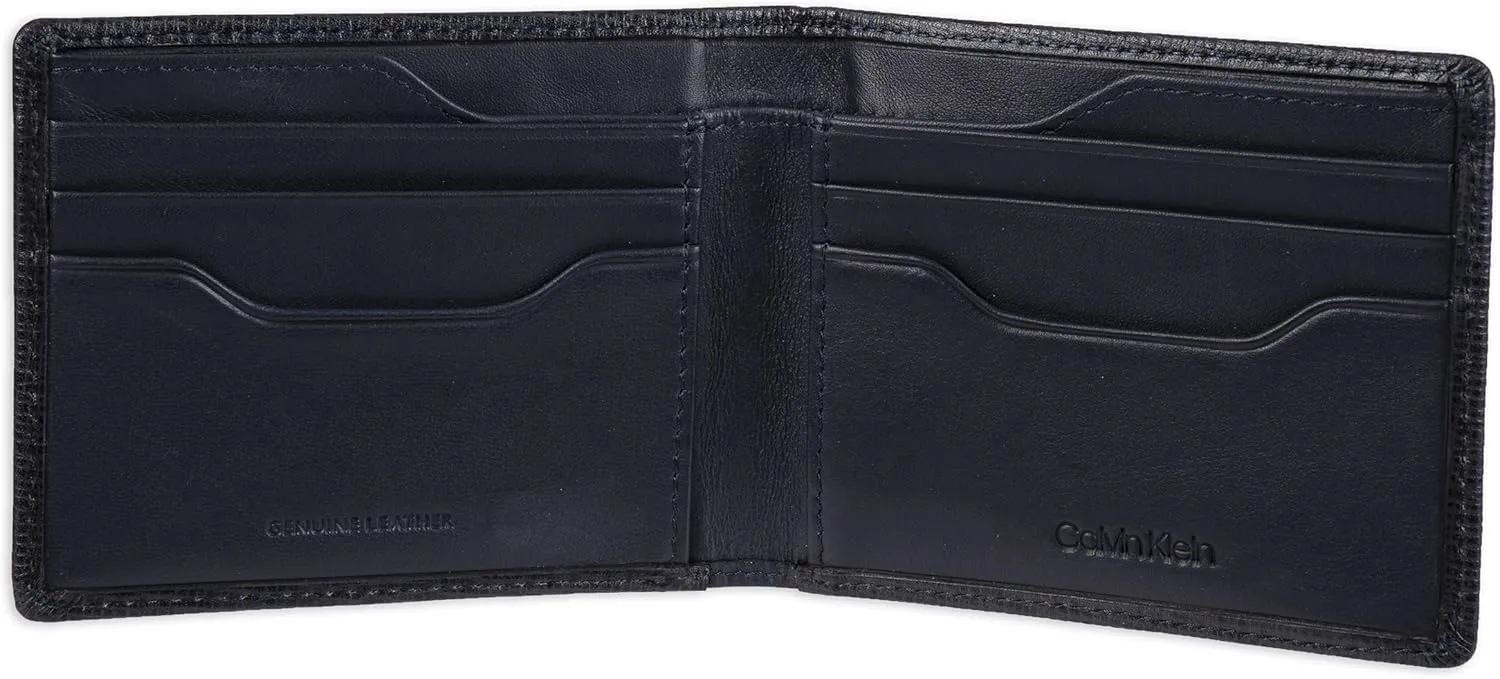 Calvin Klein Men's Wallet Sets-Minimalist Card Cases, Bifold Wallets