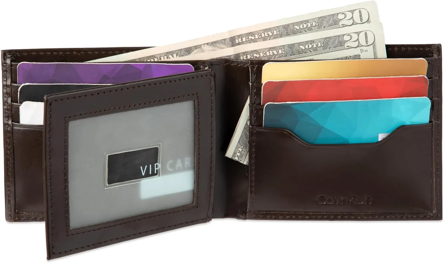 Calvin Klein Men's Wallet Sets-Minimalist Card Cases, Bifold Wallets